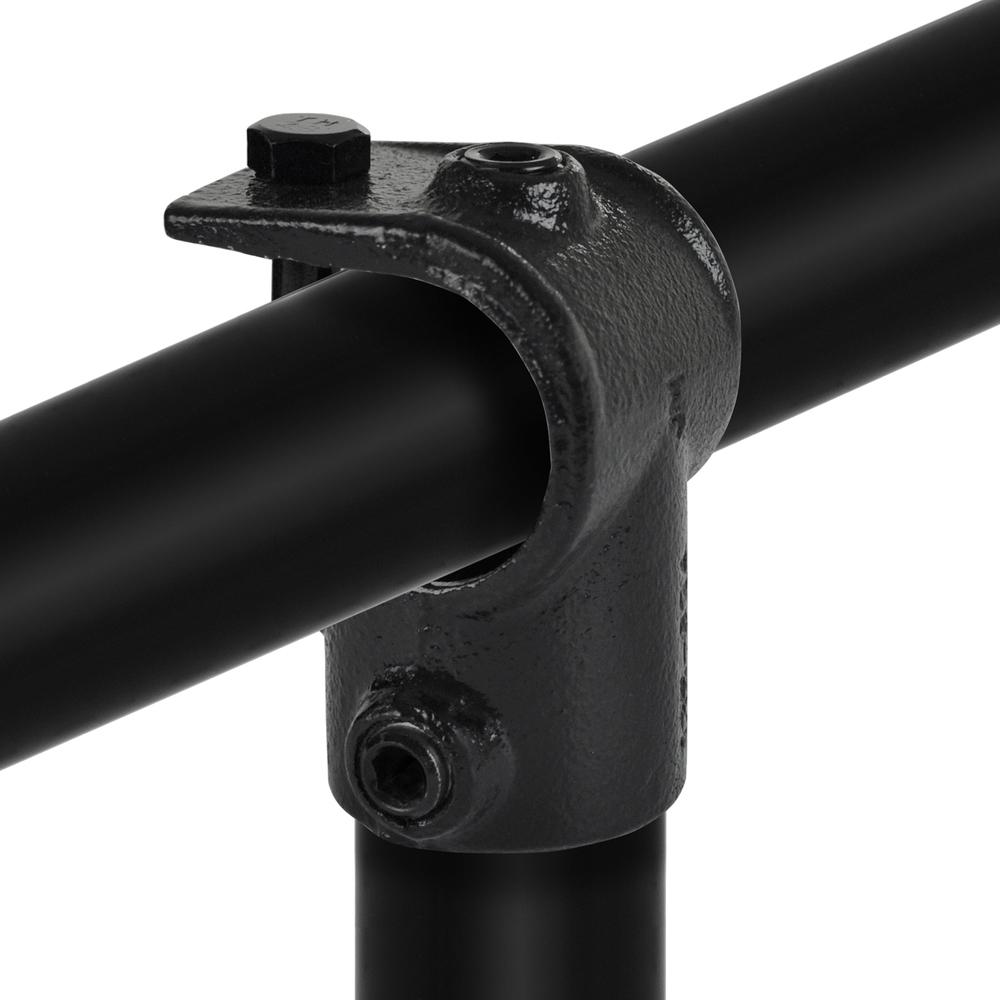 Doos Open T-stuk - zwart-C / 33,7 mm (60 stuks)
